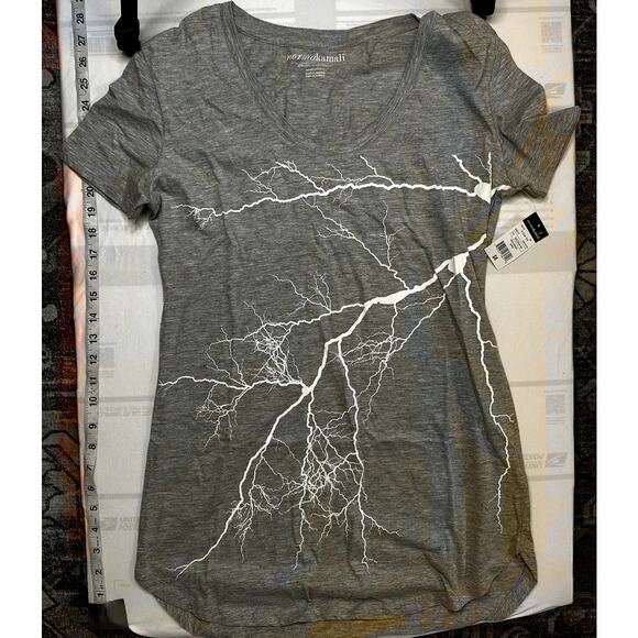 Mountain Khakis Women’s Lightning Graphic Tee Gray Women’s Small NWT - Picture 3 of 5